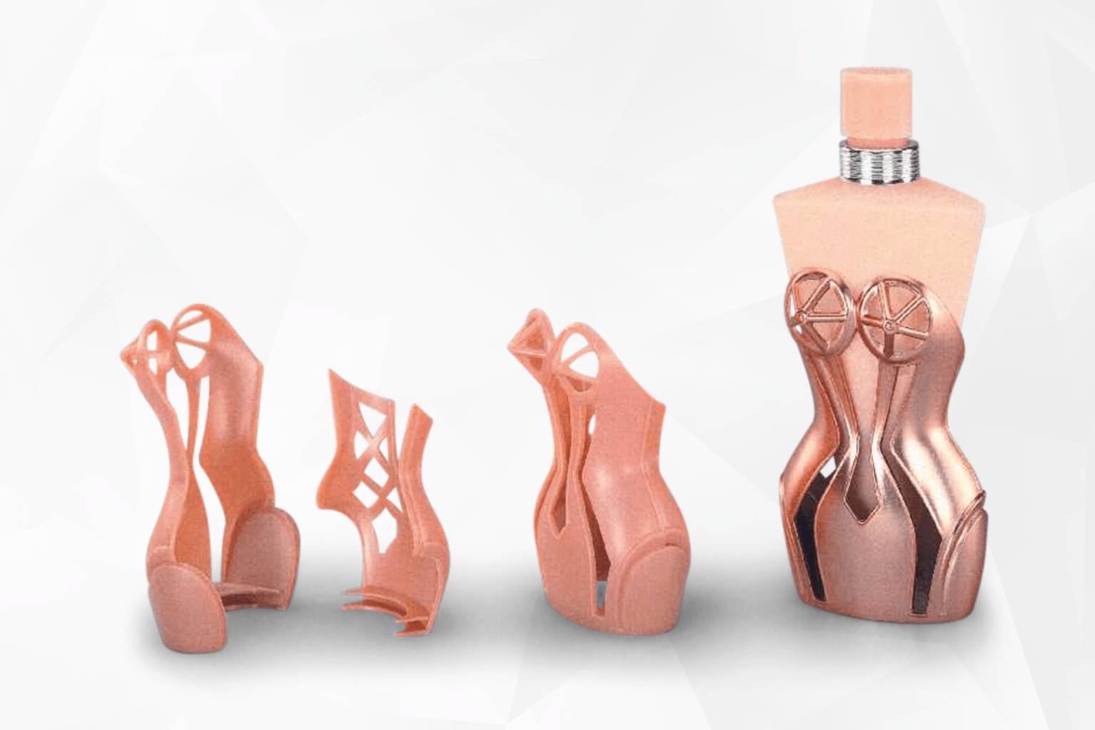 Confezione profumo saldata a ultrasuoni