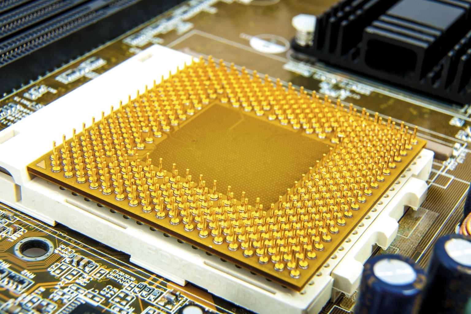 CPU auf Hauptplatine geschweisst mit Ultraschall