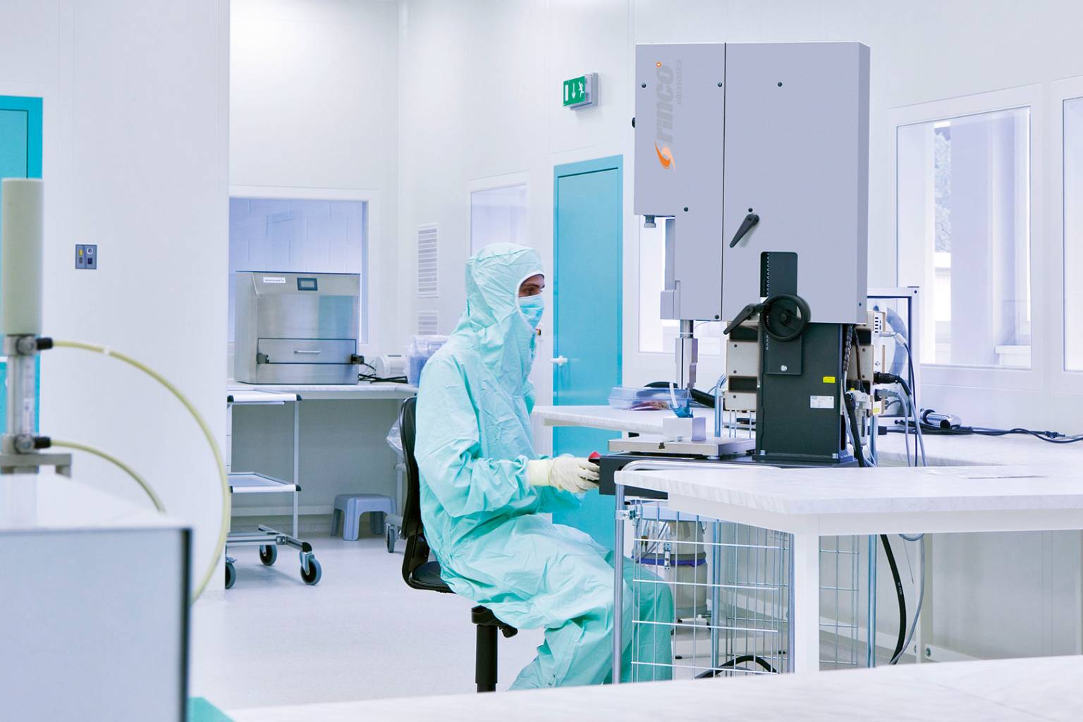 Saldatura di plastica in camera bianca