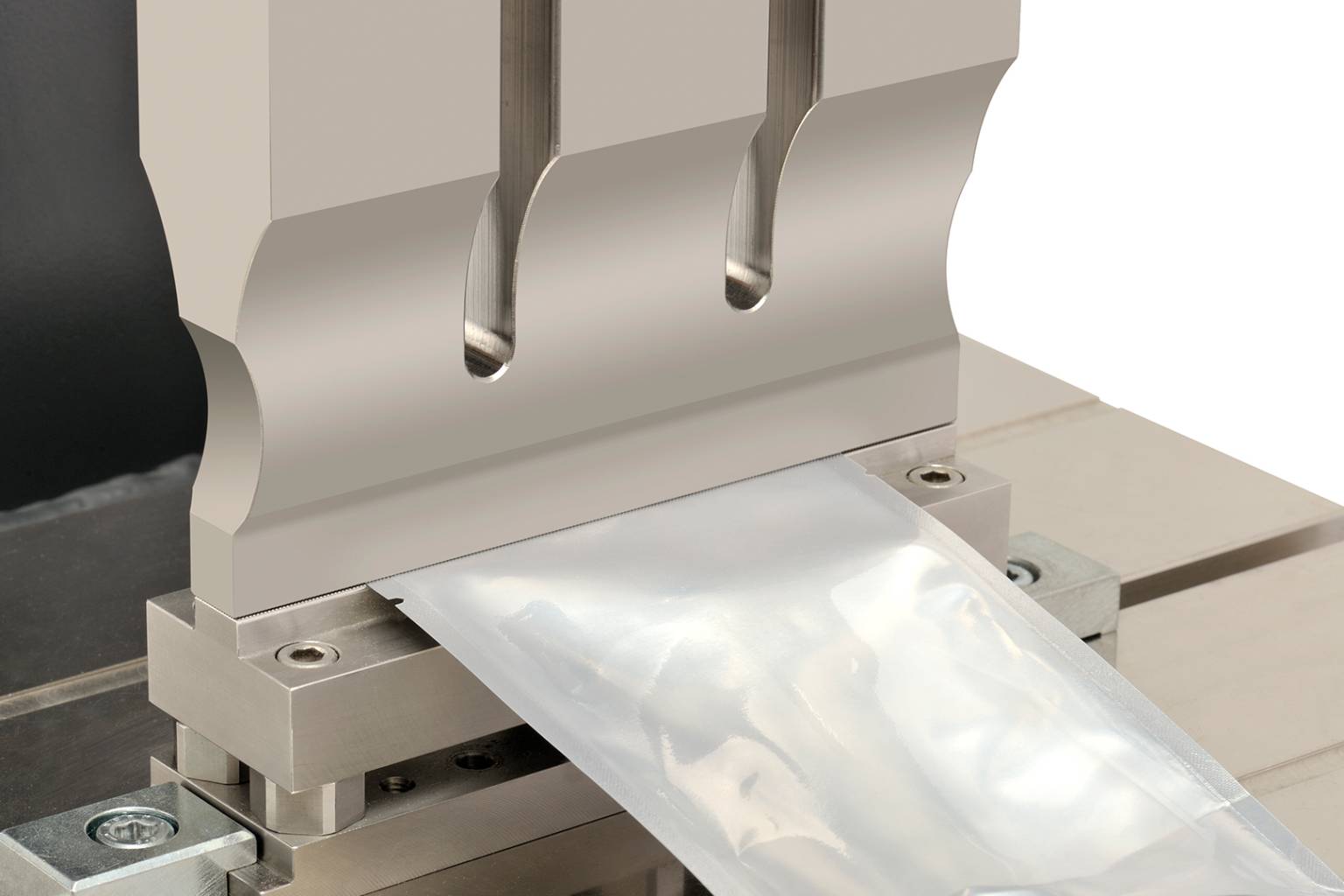 Welding bags with an ultrasonic welding machine