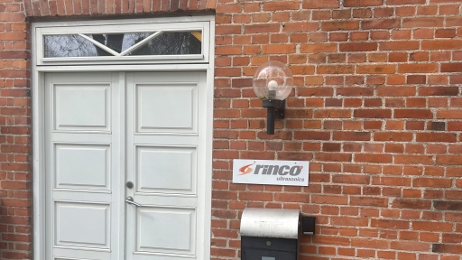 Eingang RINCO ULTRASONICS Dänemark