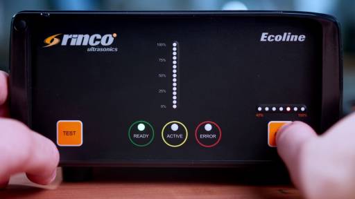 Zmiana amplitudy generatora ultradźwięków Ecoline