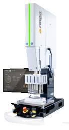 Máquina de soldadura por ultrasonidos para plásticos Electrical Motion2-20 con pulsadores de seguridad